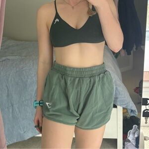 Gymshark Sage Green Athletic Shorts